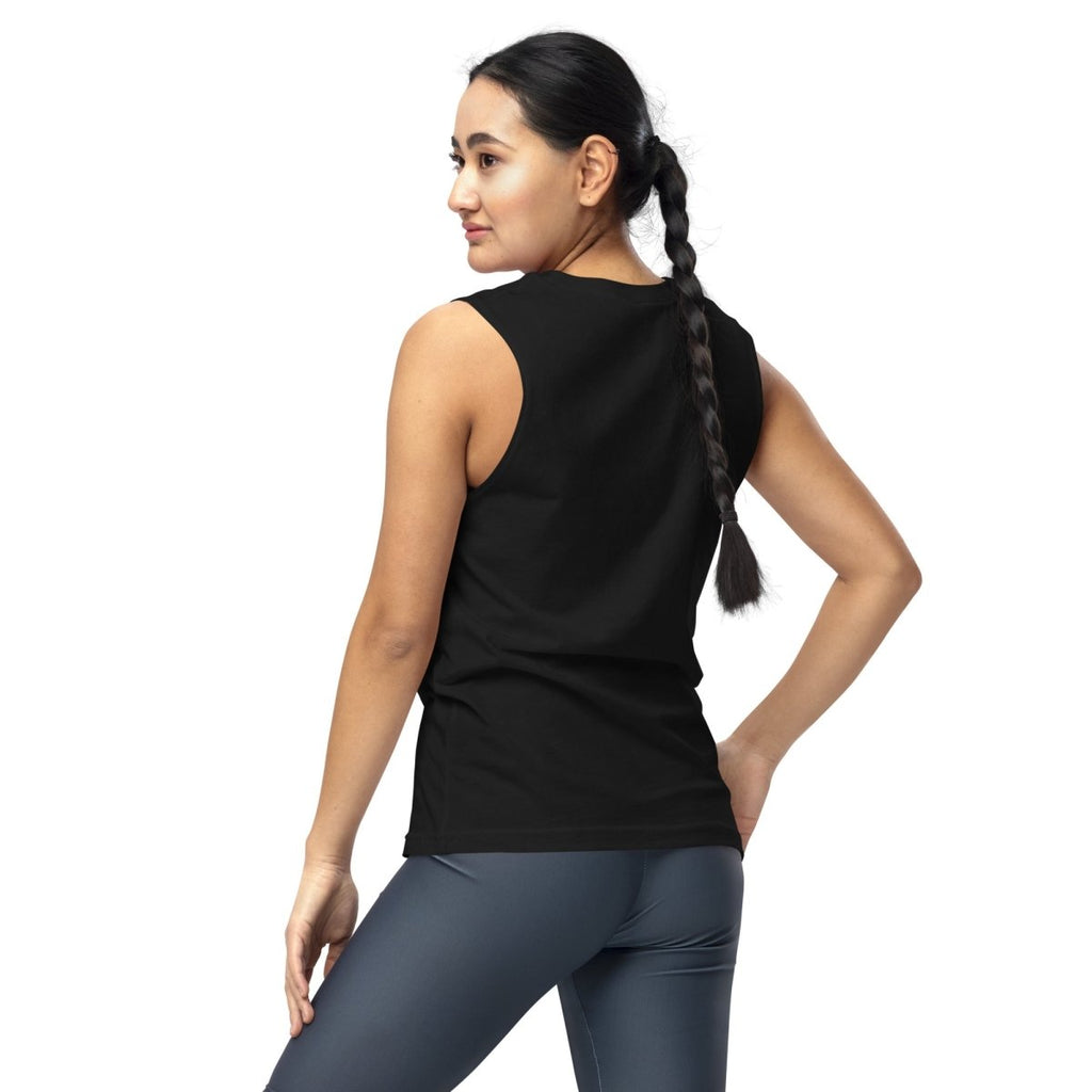 DeLulu For Fun - Black Muscle Shirts - NuKrypton Tank Tops 3556110_10400