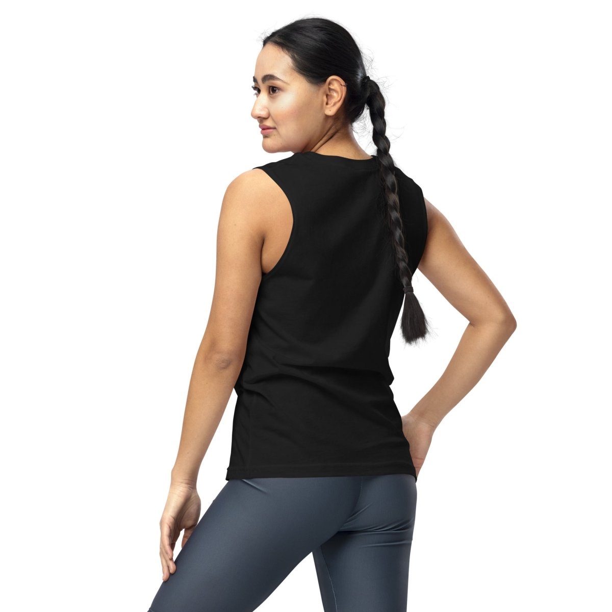 DeLulu For Fun - Black Muscle Shirts - NuKrypton Tank Tops 3556110_10400