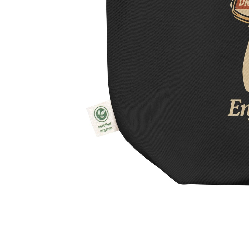 DeLulu For Fun - Black Tote Bags - NuKrypton Tote Bags