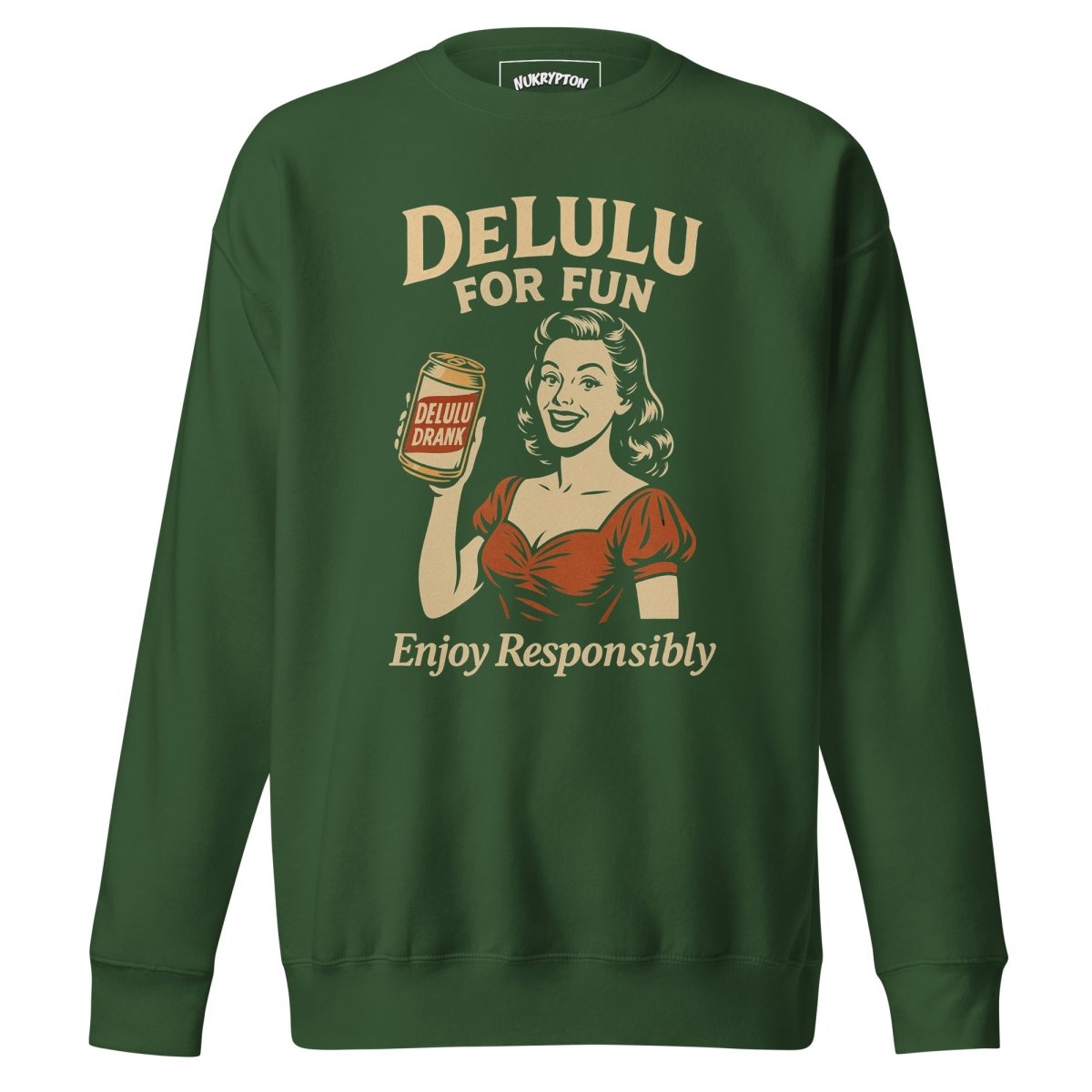 DeLulu For Fun - Dark Edition Sweatshirt - NuKrypton Sweatshirts