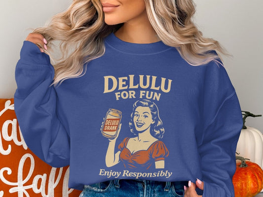 DeLulu For Fun - Dark Edition Sweatshirt - NuKrypton Sweatshirts