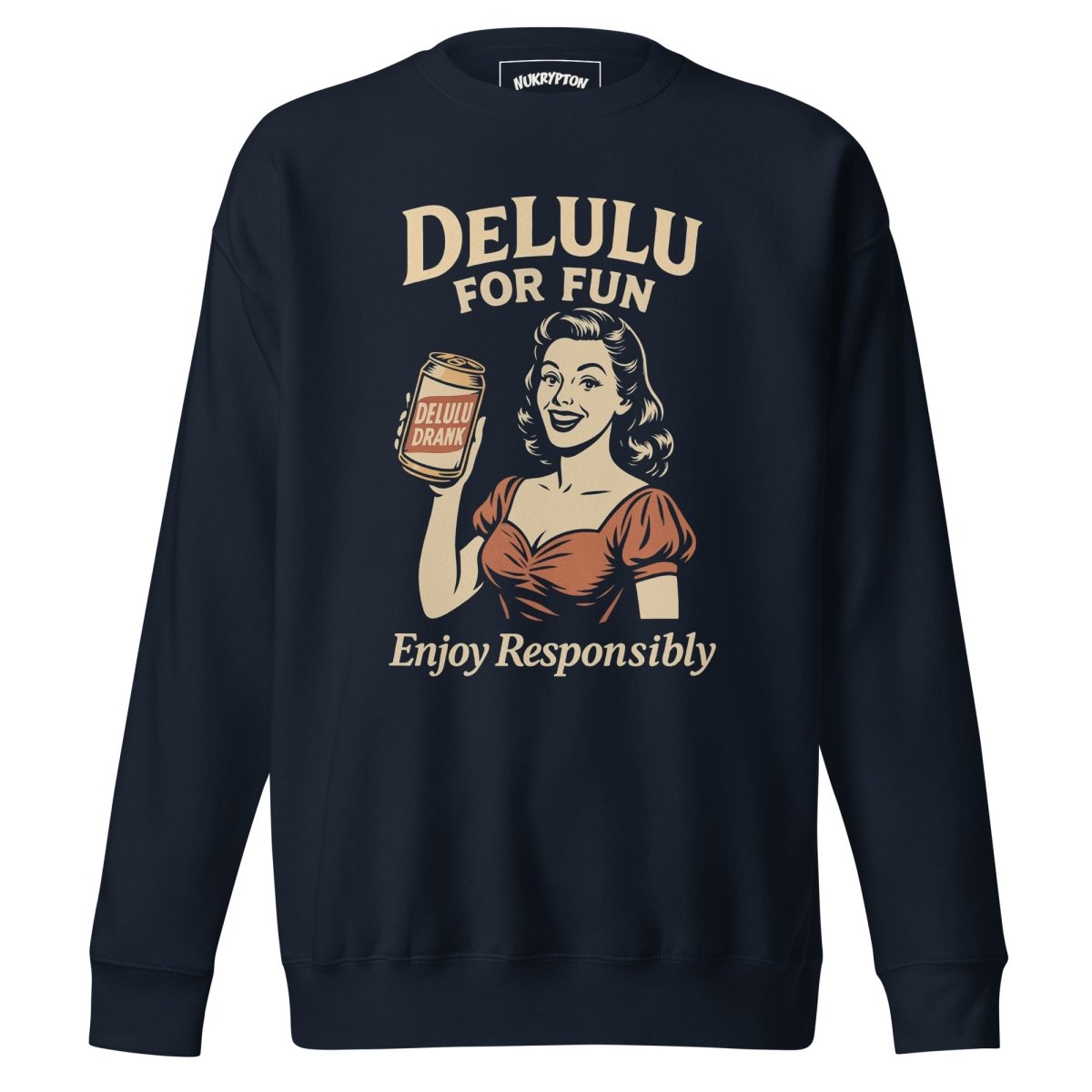 DeLulu For Fun - Dark Edition Sweatshirt - NuKrypton Sweatshirts