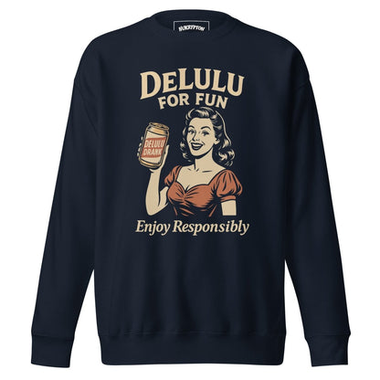 DeLulu For Fun - Dark Edition Sweatshirt - NuKrypton Sweatshirts