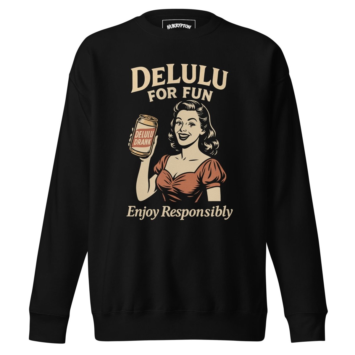 DeLulu For Fun - Dark Edition Sweatshirt - NuKrypton Sweatshirts