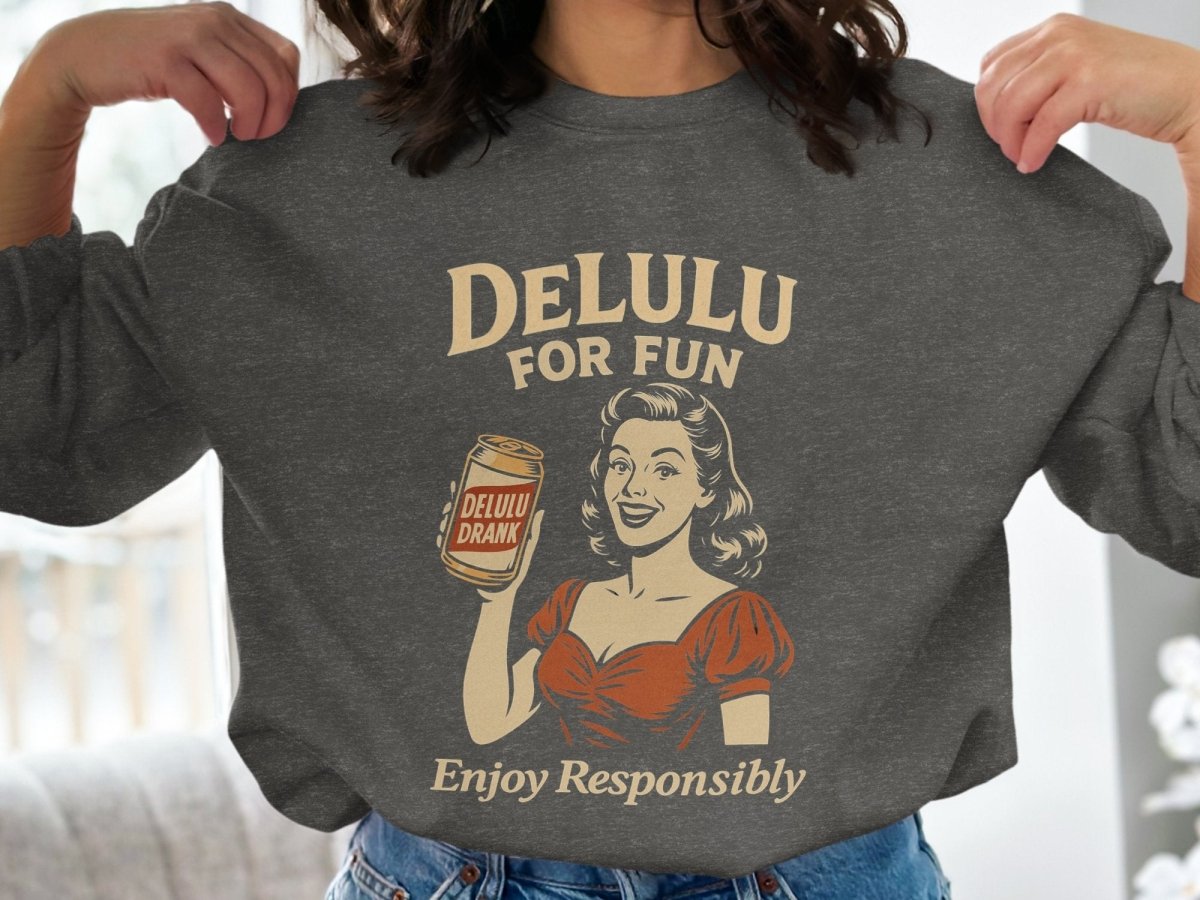 DeLulu For Fun - Dark Edition Sweatshirt - NuKrypton Sweatshirts
