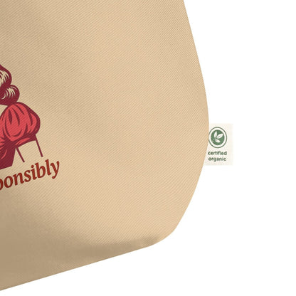 DeLulu For Fun - Khaki Tote Bags - NuKrypton Tote Bags