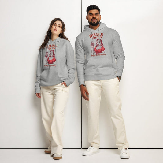 DeLulu For Fun - Light Edition Organic Hoodie - NuKrypton Hoodies 5954792_21070