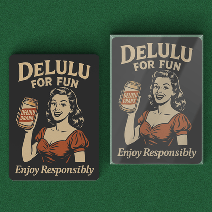 DeLulu For Fun - Playing Card Deck - NuKrypton Playing Cards 10037