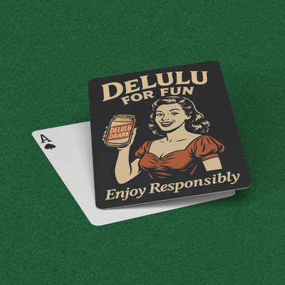 DeLulu For Fun - Playing Card Deck - NuKrypton Playing Cards 10037