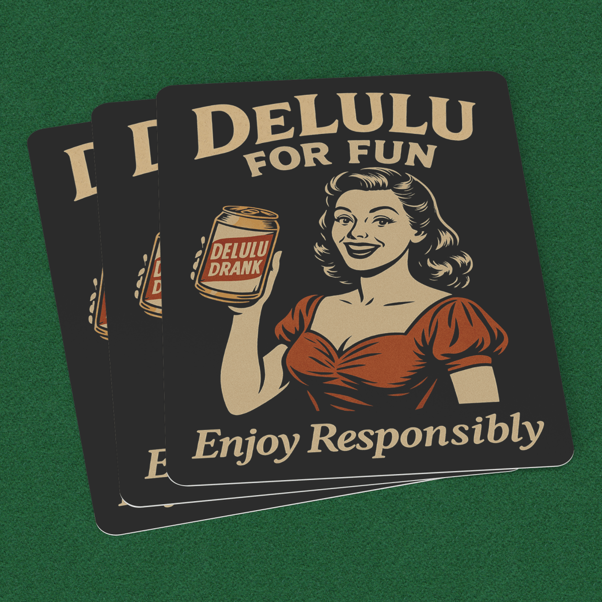 DeLulu For Fun - Playing Card Deck - NuKrypton Playing Cards 10037