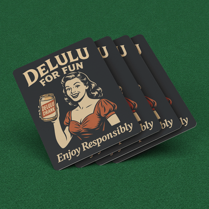 DeLulu For Fun - Playing Card Deck - NuKrypton Playing Cards 10037