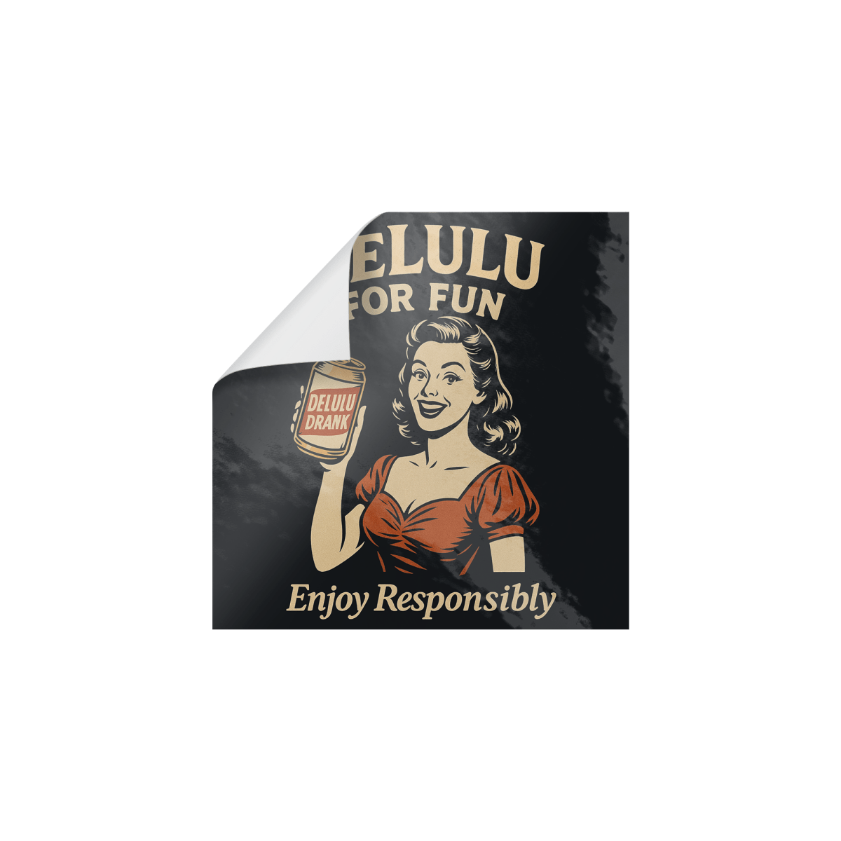 DeLulu For Fun - Square Vinyl Sticker Packs - NuKrypton Stickers 8286