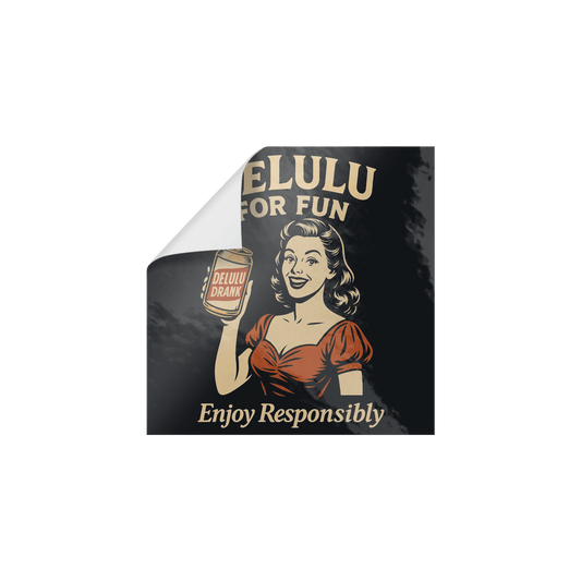 DeLulu For Fun - Square Vinyl Sticker Packs - NuKrypton Stickers 8286