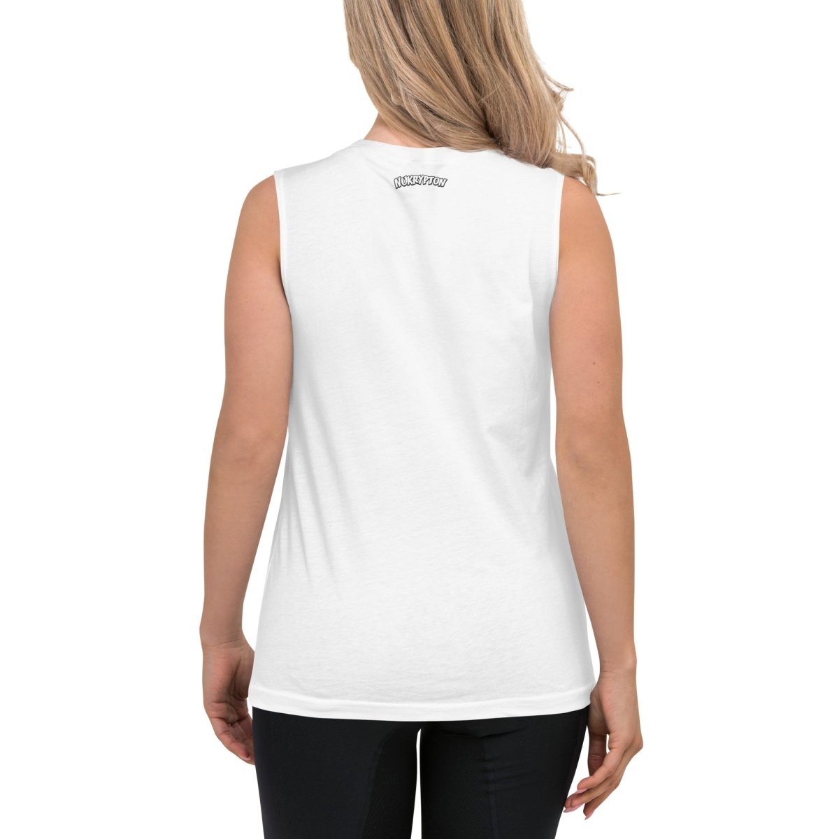 DeLulu For Fun - White Muscle Shirts - NuKrypton Tank Tops 8805043_10440