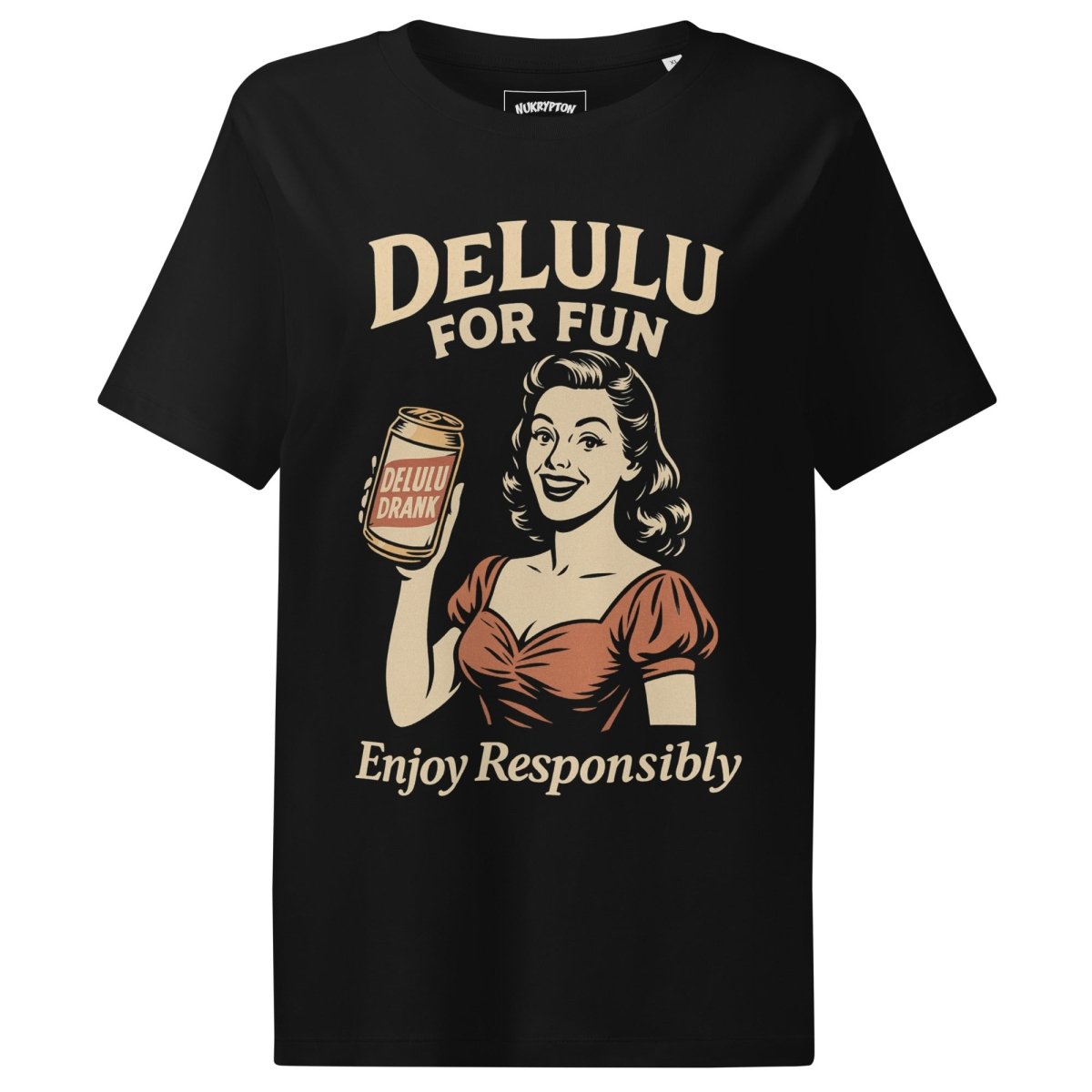 DeLulu For Fun - Women's Dark Edition Tee - NuKrypton T-Shirts 1345769_21370