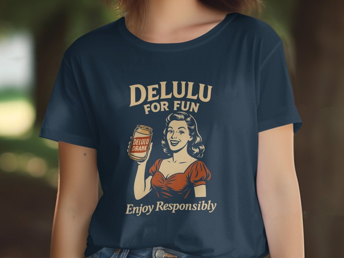 DeLulu For Fun - Women's Dark Edition Tee - NuKrypton T-Shirts 1345769_21370
