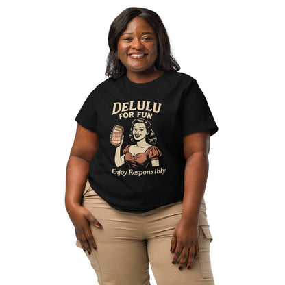 DeLulu For Fun - Women's Dark Edition Tee - NuKrypton T-Shirts 1345769_21370