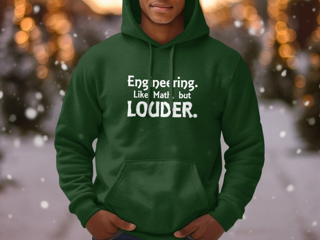 Engineering Like Math but Louder Hoodie - NuKrypton Hoodies MD - 72191184