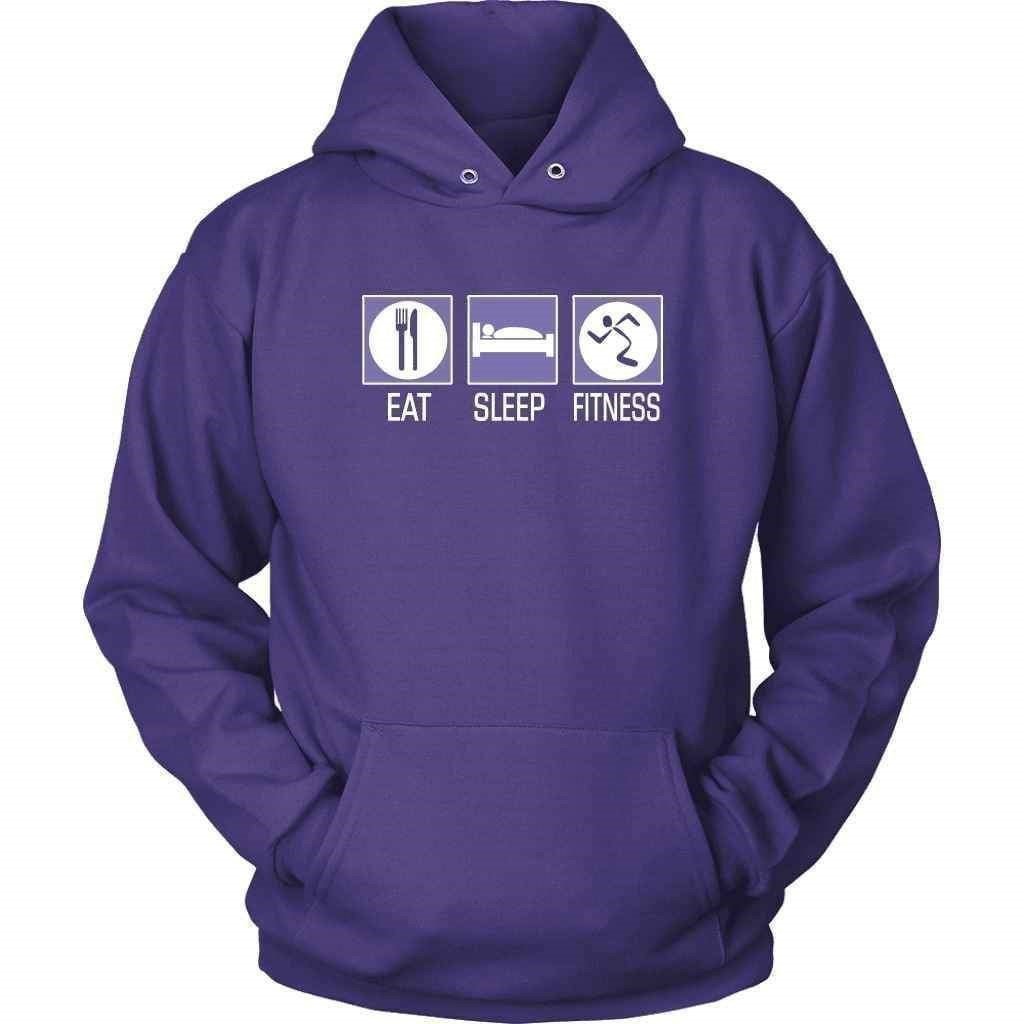 Fitness One Track Mind Hoodie - NuKrypton Hoodies