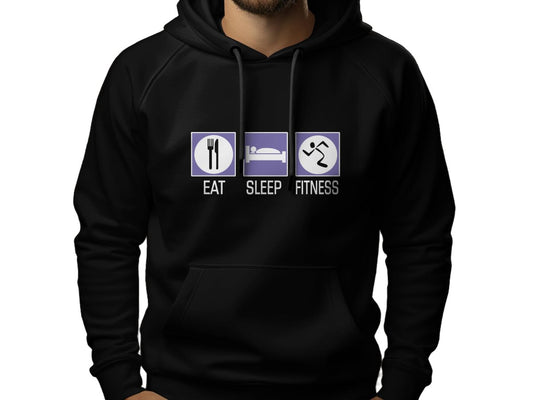 Fitness One Track Mind Hoodie - NuKrypton Hoodies