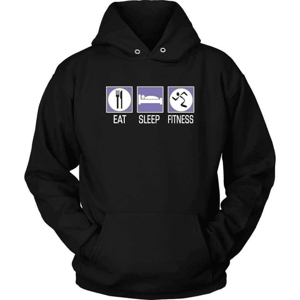 Fitness One Track Mind Hoodie - NuKrypton Hoodies