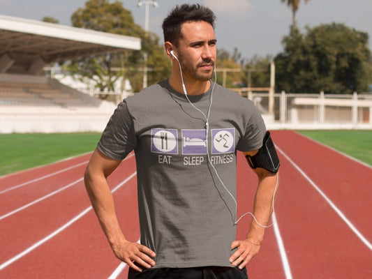 Fitness One Track Mind T-shirt - NuKrypton T-Shirts