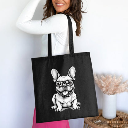 Geeky Frenchie Adventures Tote Bags - NuKrypton Tote Bags 165467