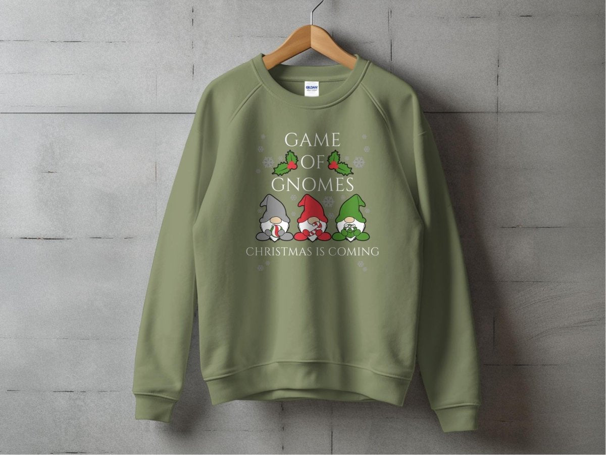 Gnome of Thrones - Christmas Is Coming Sweatshirt - NuKrypton Sweatshirt MD - 71970454