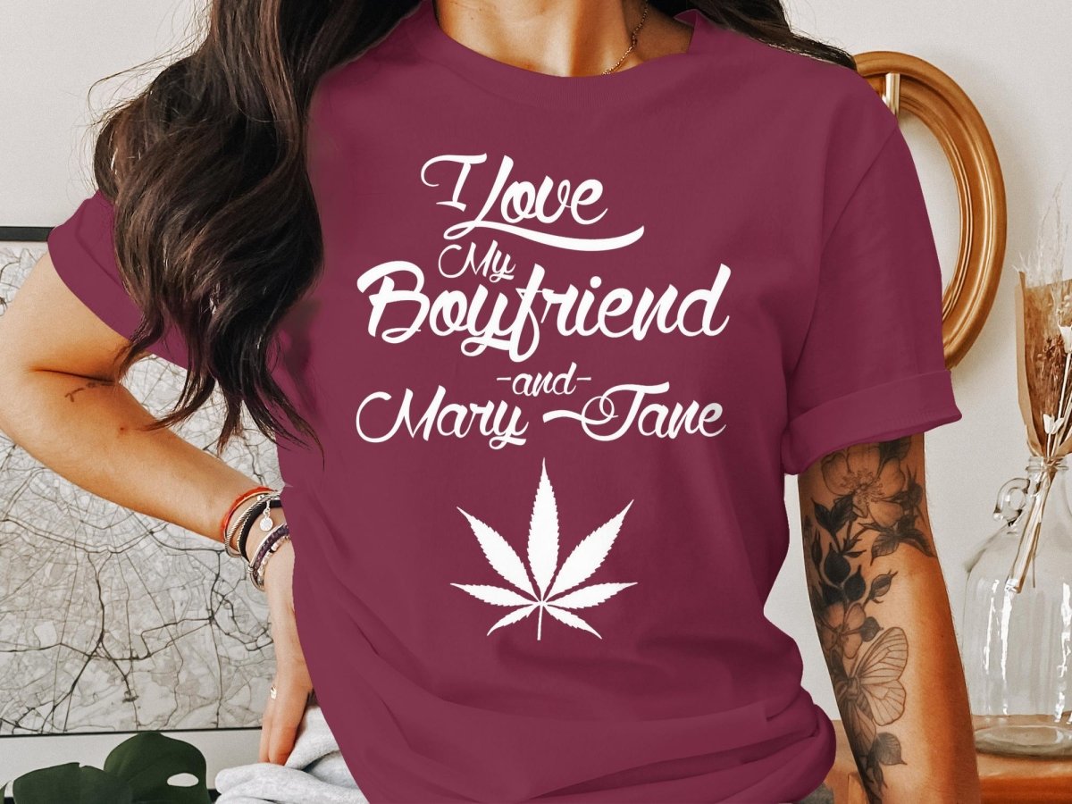 I Love My Boyfriend & Mary Jane - NuKrypton T-shirts MD - 73877790