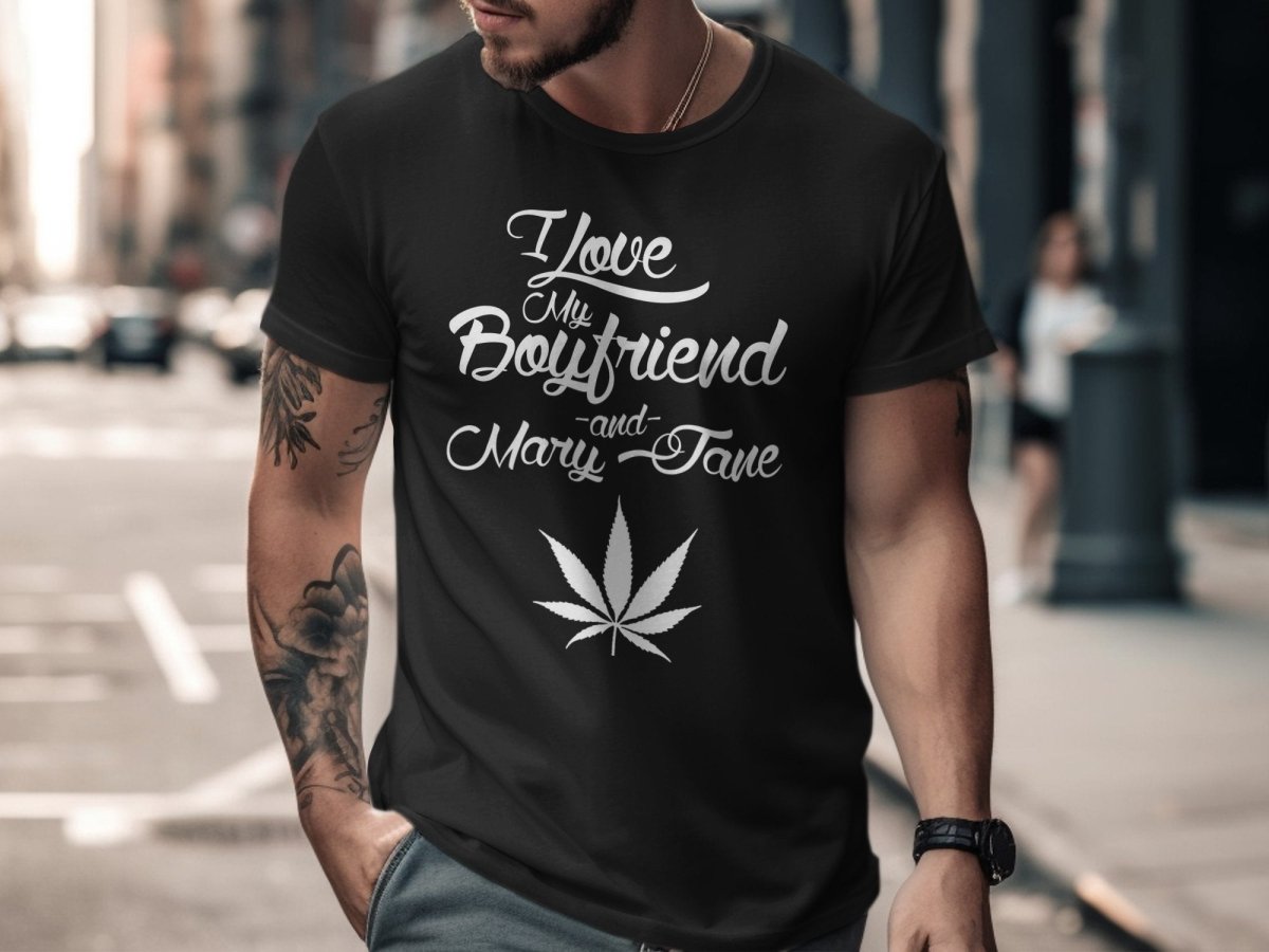 I Love My Boyfriend & Mary Jane - NuKrypton T-shirts MD - 73877766