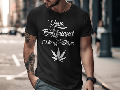 I Love My Boyfriend & Mary Jane - NuKrypton T-shirts MD - 73877766