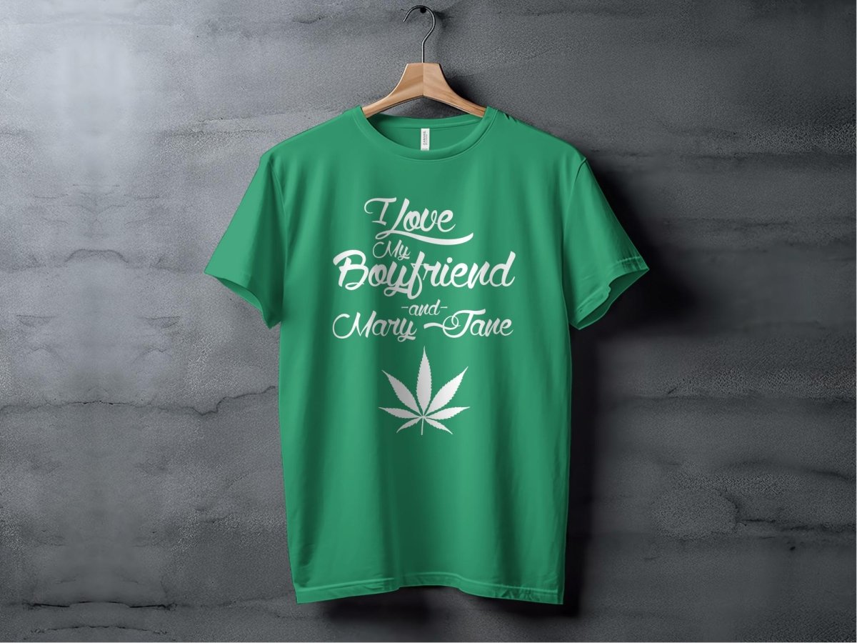 I Love My Boyfriend & Mary Jane - NuKrypton T-shirts MD - 73877780
