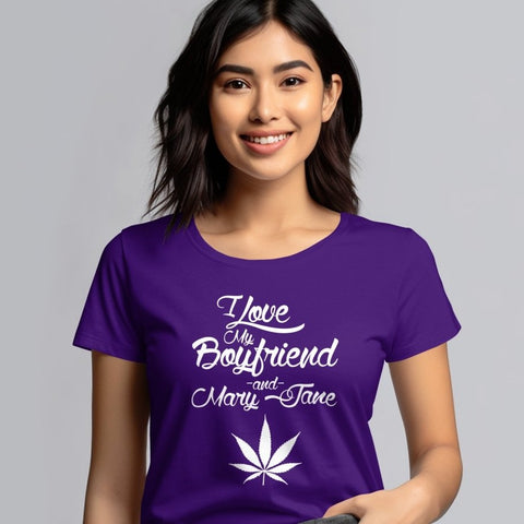 I Love My Boyfriend & Mary Jane T-Shirt