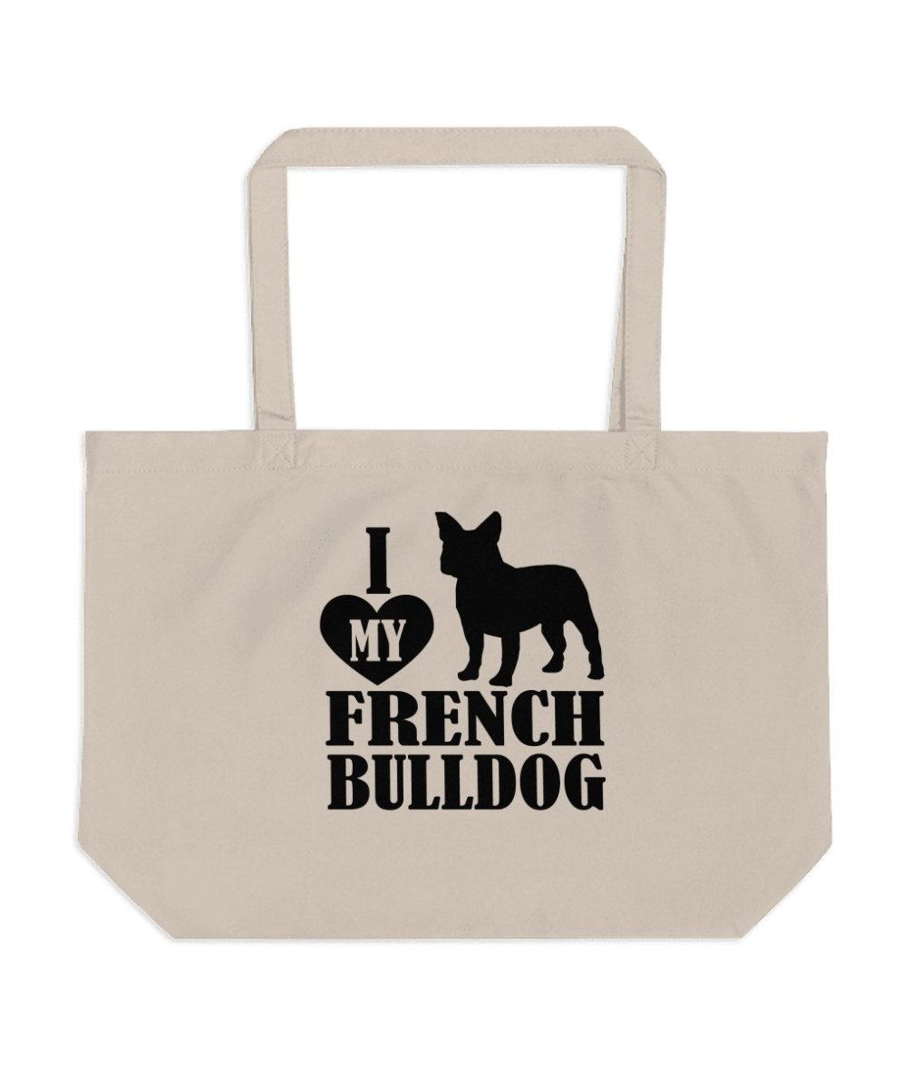 I Love My French Bulldog Tote Bags - NuKrypton Tote Bags 165467