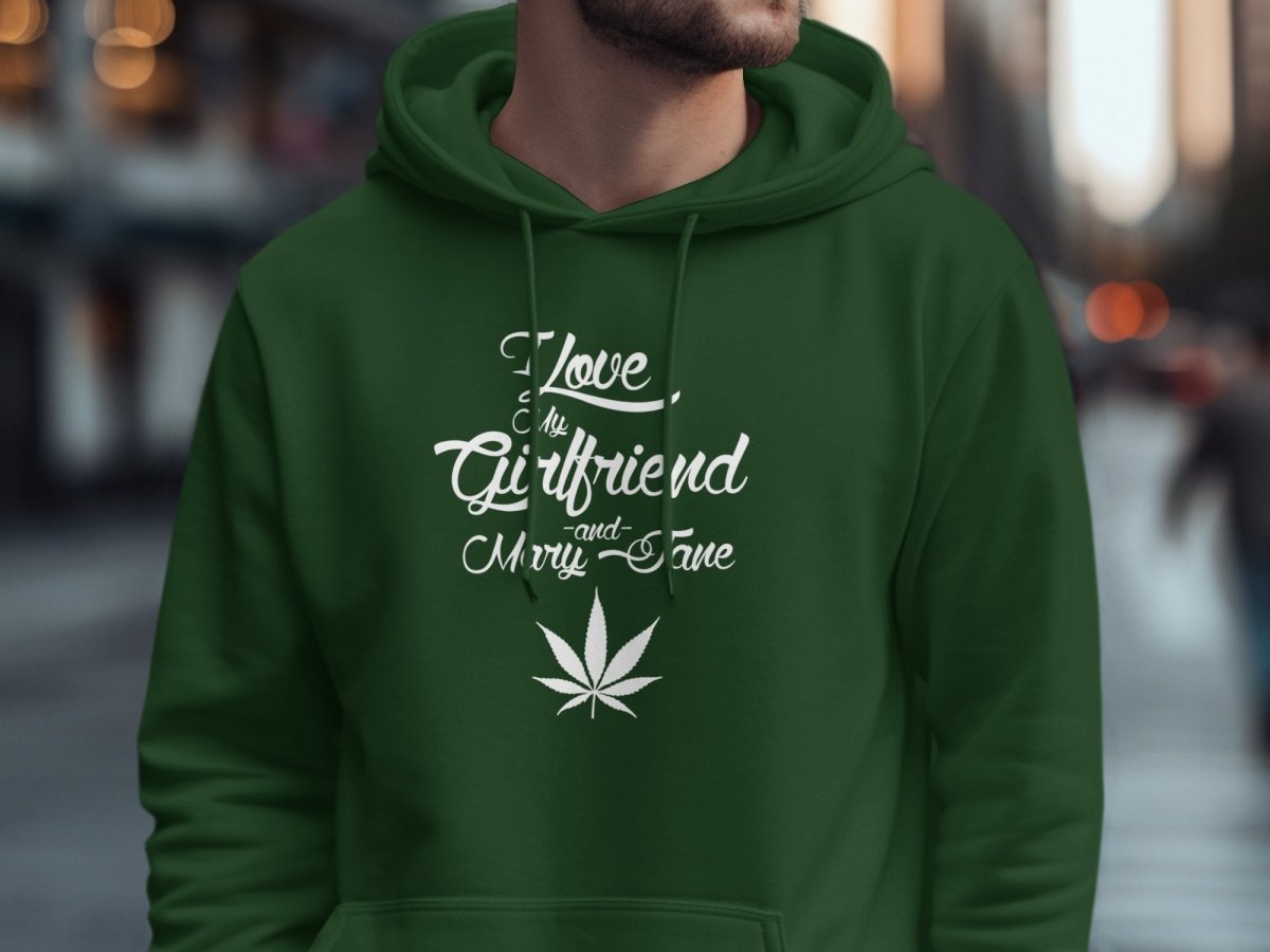 I Love My Girlfriend & Mary Jane Hoodies - NuKrypton Hoodies MD - 73881699