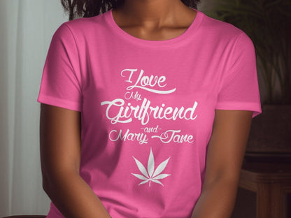 I Love My Girlfriend & Mary Jane - NuKrypton T-shirts MD - 73878344