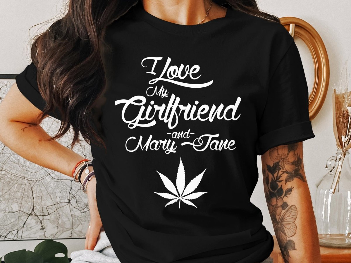 I Love My Girlfriend & Mary Jane T-Shirt - NuKrypton T-Shirts
