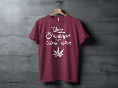 I Love My Husband & Mary Jane - NuKrypton T-shirts MD - 73877565