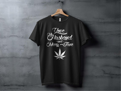 I Love My Husband & Mary Jane - NuKrypton T-shirts MD - 73877546