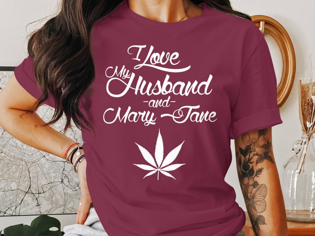 I Love My Husband & Mary Jane - NuKrypton T-shirts MD - 73877570