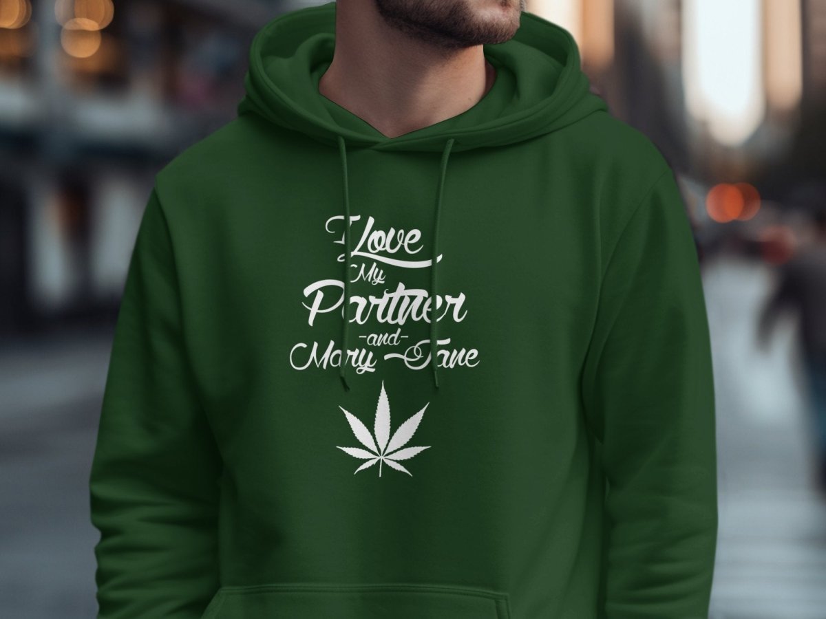 I Love My Partner & Mary Jane Hoodies - NuKrypton Hoodies MD - 73881759