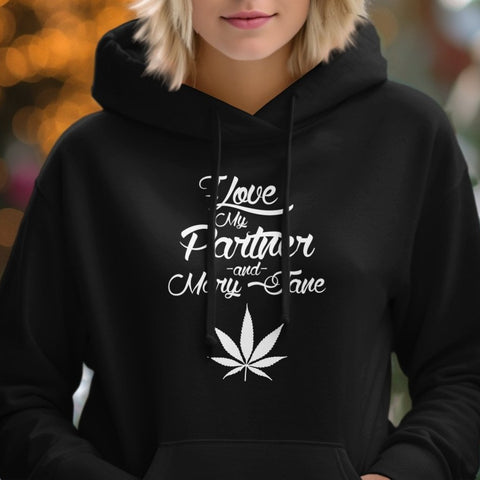 I Love My Partner & Mary Jane Hoodies