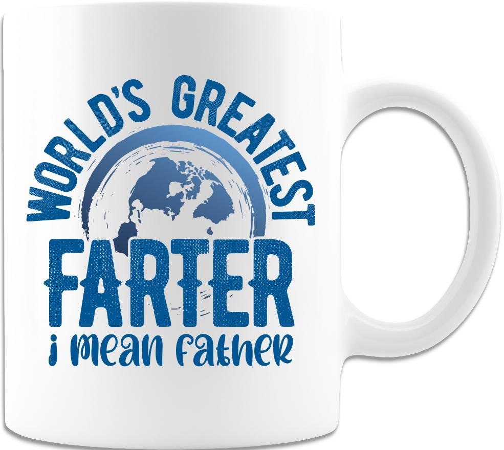 World's Greatest Farter Coffee Mug - White Coffee Mugs 15oz - NuKrypton