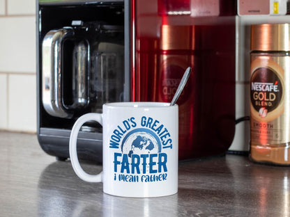 World's Greatest Farter Coffee Mug - White Coffee Mugs 11oz - NuKrypton