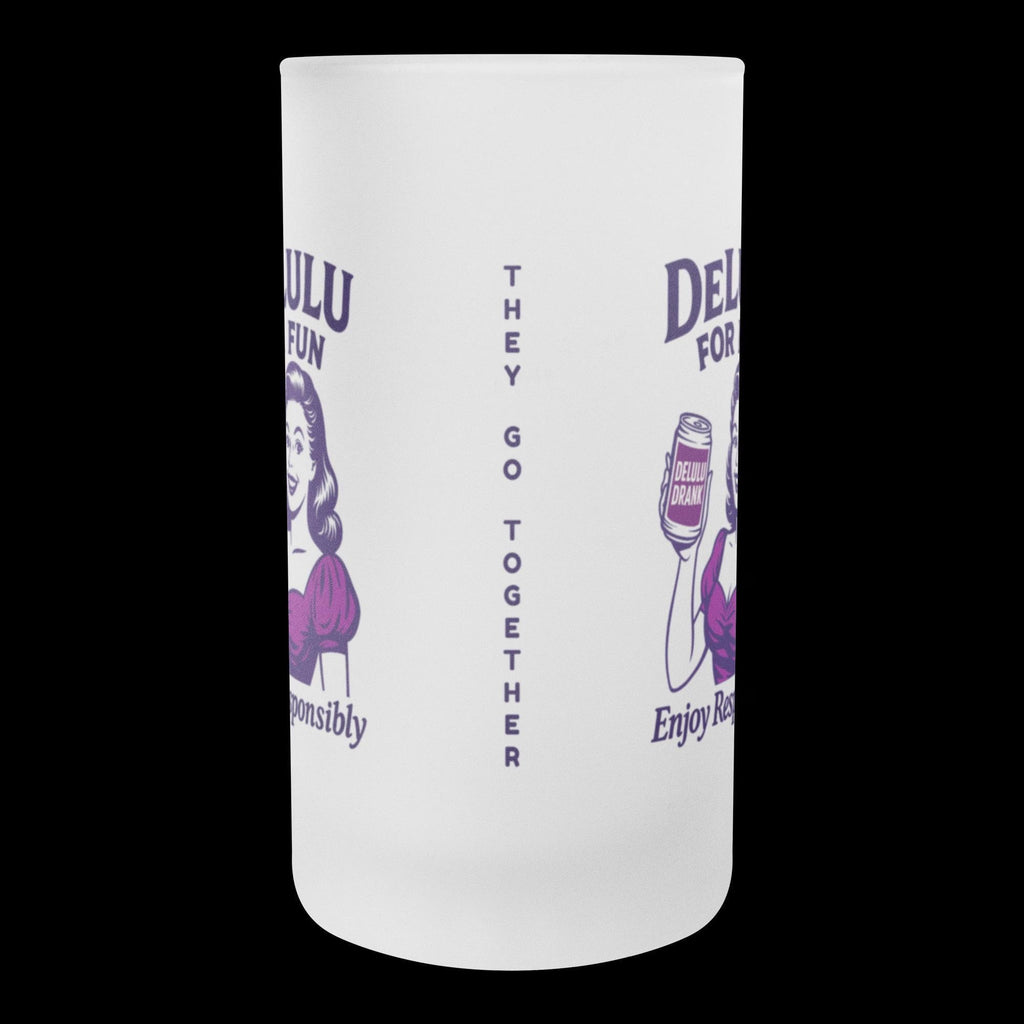 DeLulu For Fun - Frosted Beer Stein 16oz