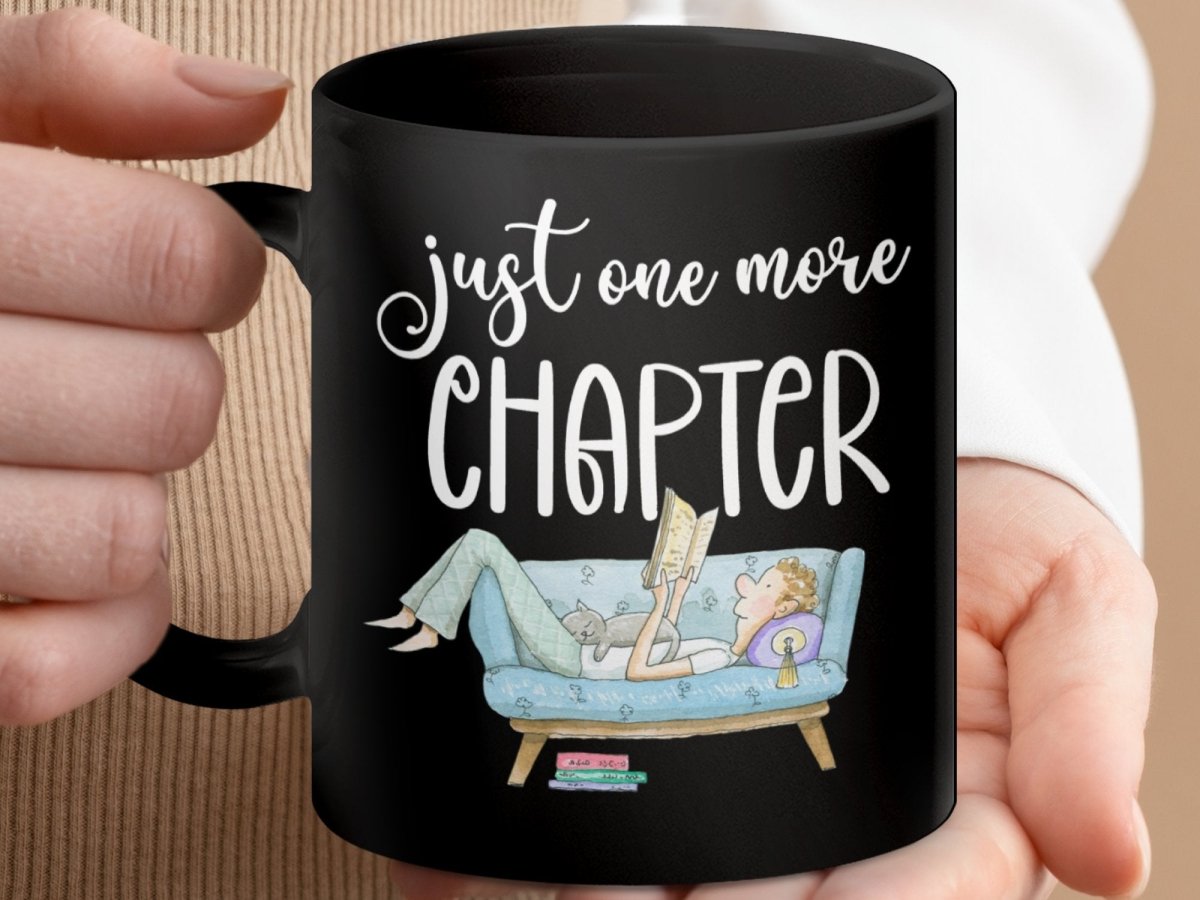 Just One More Chapter Bookworm Couch Potato Mugs - NuKrypton Coffee Mugs MD - 71360967