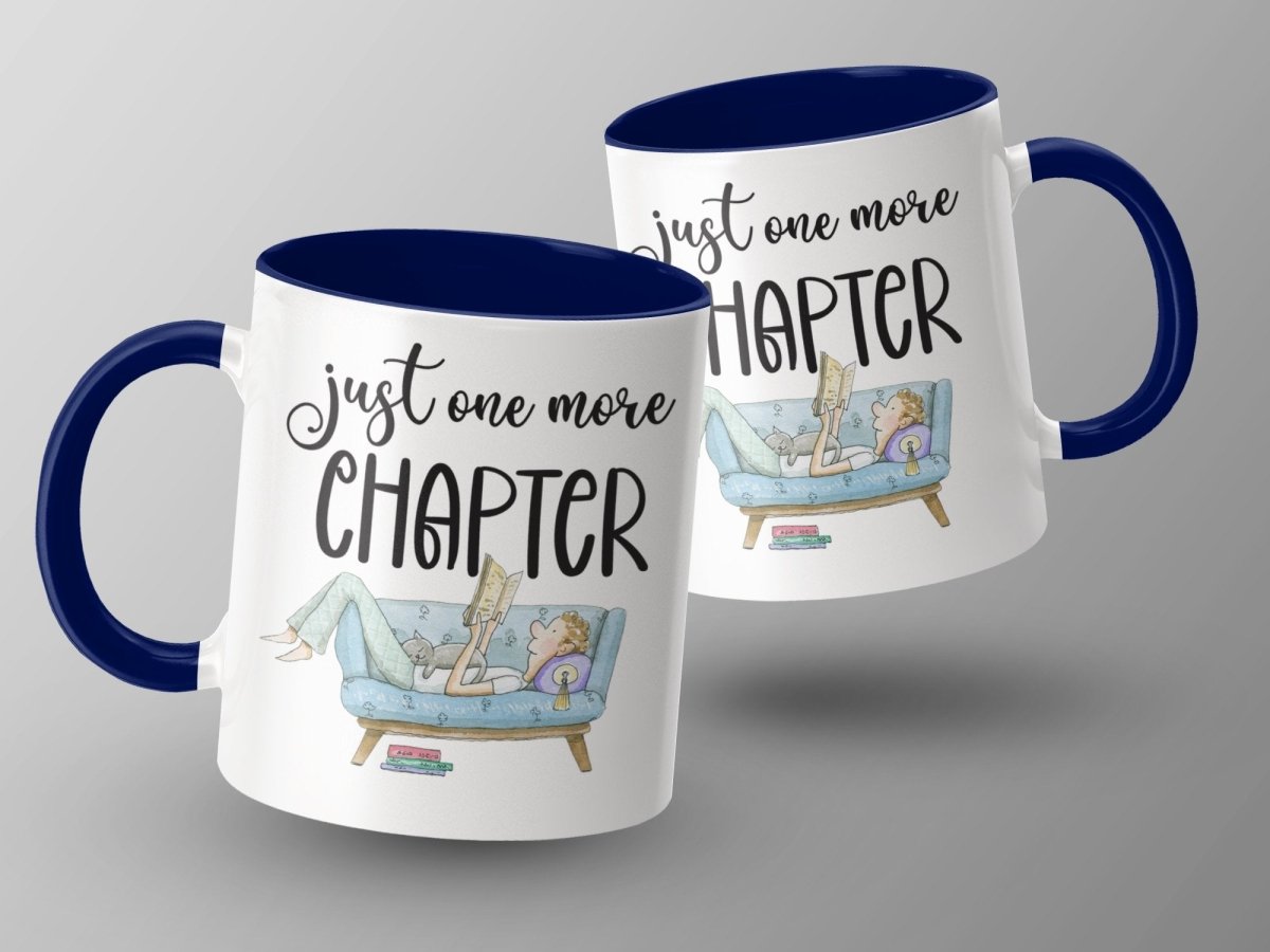 Just One More Chapter Bookworm Couch Potato Mugs - NuKrypton Coffee Mugs MD - 71360964