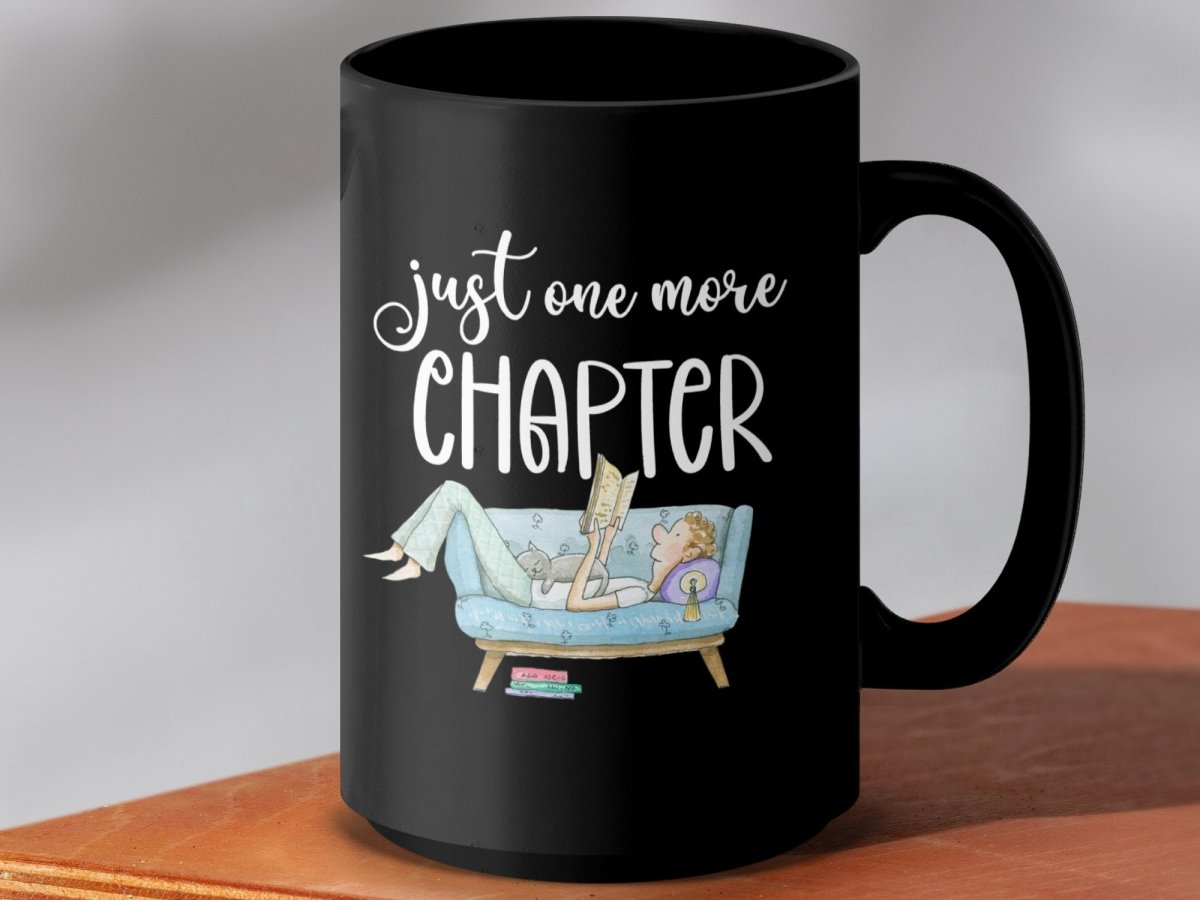 Just One More Chapter Bookworm Couch Potato Mugs - NuKrypton Coffee Mugs MD - 71360973