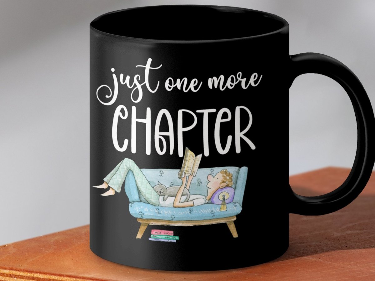 Just One More Chapter Bookworm Couch Potato Mugs - NuKrypton Coffee Mugs MD - 71360966