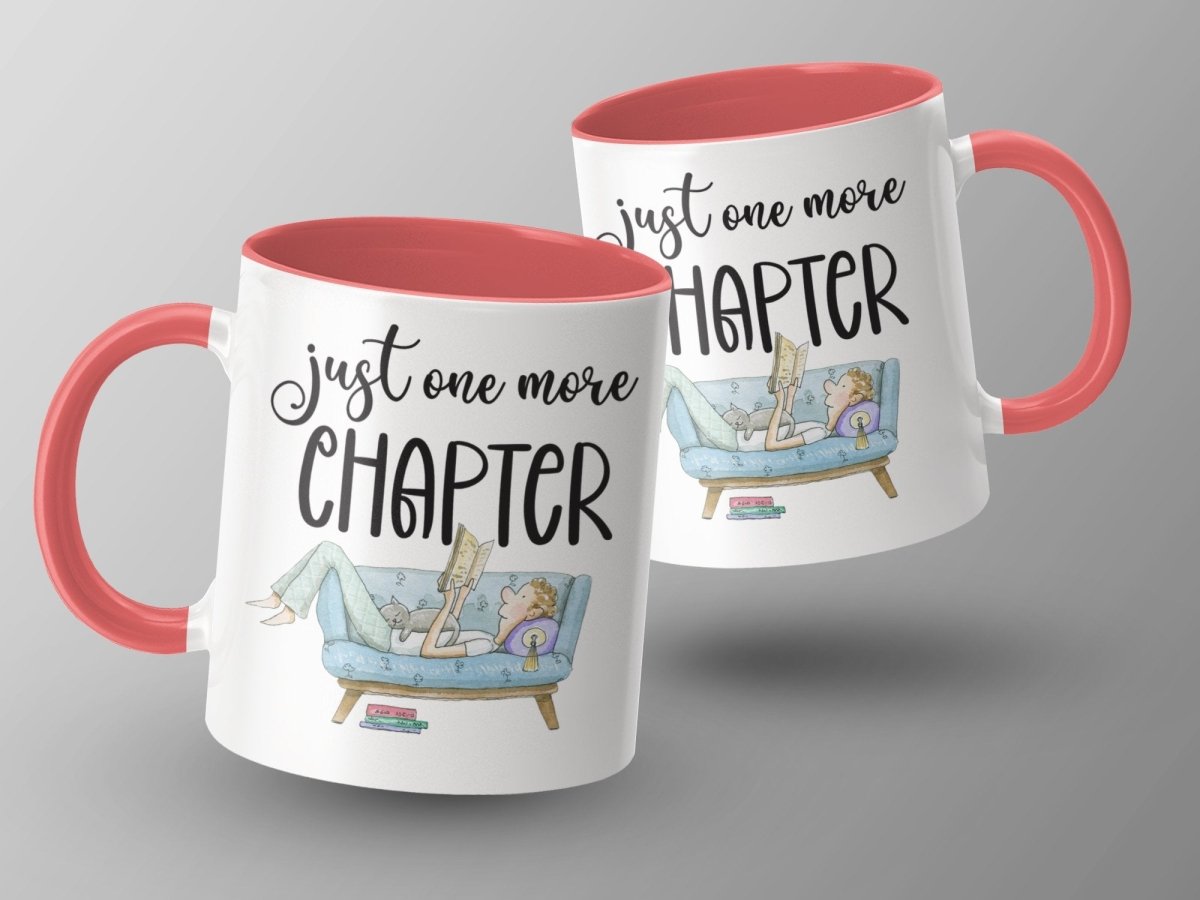 Just One More Chapter Bookworm Couch Potato Mugs - NuKrypton Coffee Mugs MD - 71360963